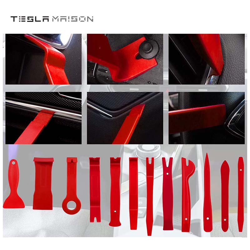 19-Piece Trim Removal Tool Kit For Tesla Interiors And Exterior