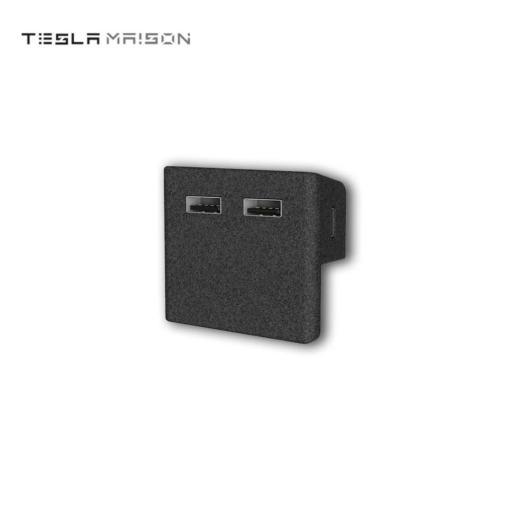 Glove Box Quick Charger 4 USB Shunt Hub Adapter For Tesla Model 3/Y