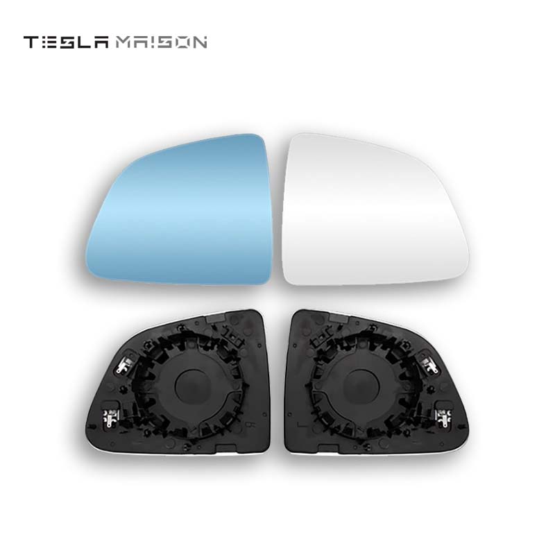 800R Wide Angle Side Replacement Anti-Dazzle Mirror for Tesla Model 3 -White---Tesla Maison