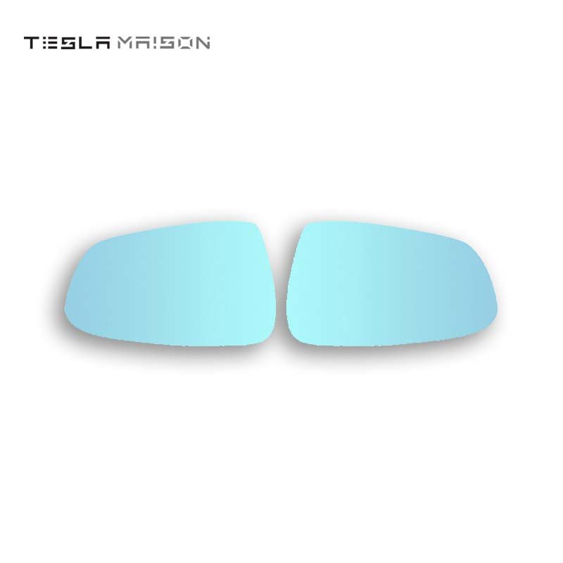 800R Wide Angle Side Replacement Anti-Dazzle Mirror for Tesla Model S -Blue---Tesla Maison