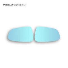 Load image into Gallery viewer, 800R Wide Angle Side Replacement Anti-Dazzle Mirror for Tesla Model S -Blue---Tesla Maison