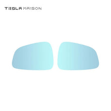 Load image into Gallery viewer, 800R Wide Angle Side Replacement Anti-Dazzle Mirror for Tesla Model X -Blue---Tesla Maison