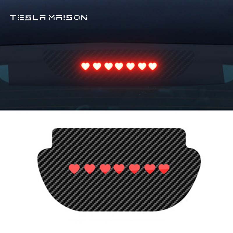Customized High Mount Brake Projection Board for Tesla Model Y -D. Heart-Tesla Model Y--Tesla Maison