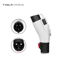 Load image into Gallery viewer, J1772 EVs Adapter Tesla to J1772 Adapter Charger Max 48A &amp; 250V -White---Tesla Maison