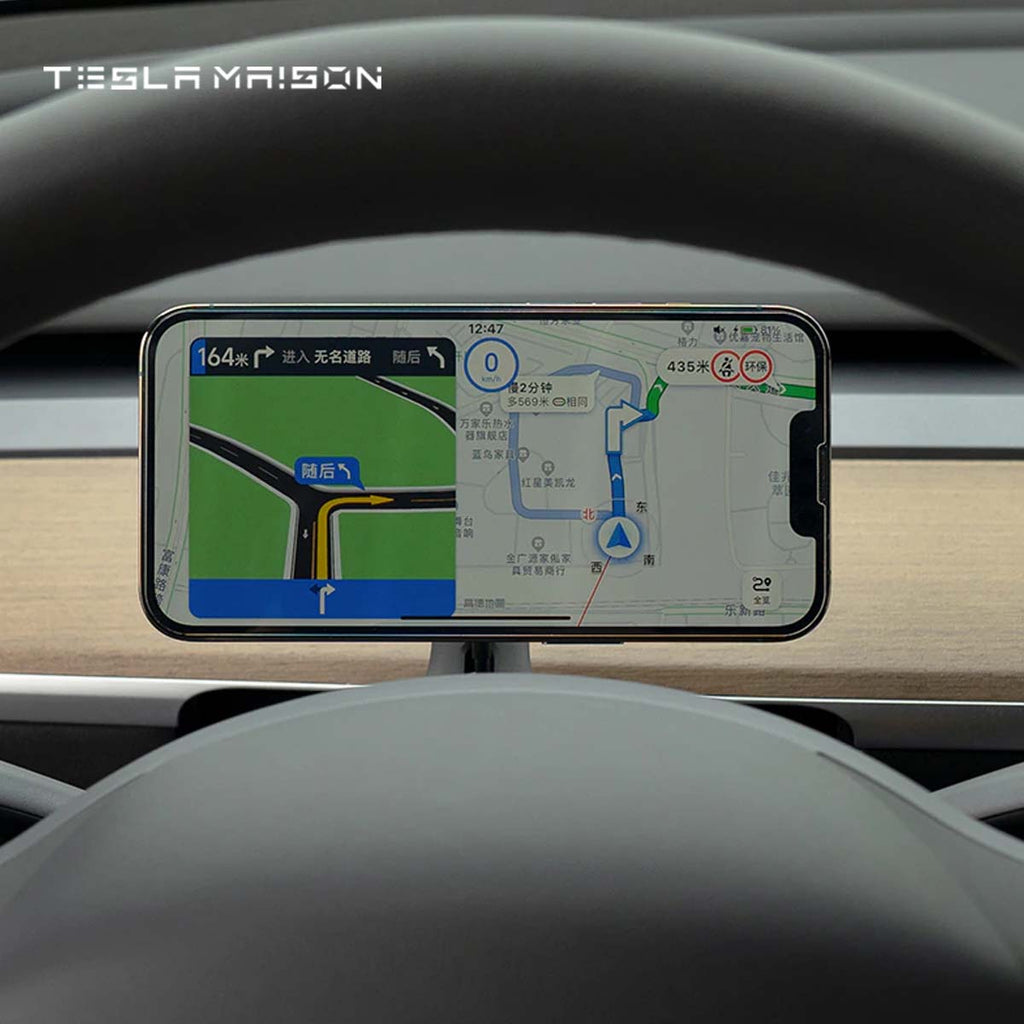 Magnetic Mobile Phone Mount Wireless Charging for Tesla Model 3/Y ----Tesla Maison