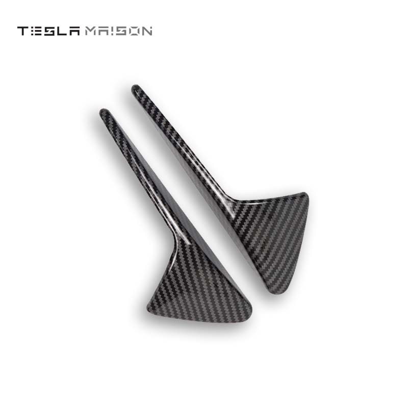 Side Camera Protection Trim Cover For Tesla Model 3/Y/S/X -Gloss Carbon Fiber Pattern---Tesla Maison