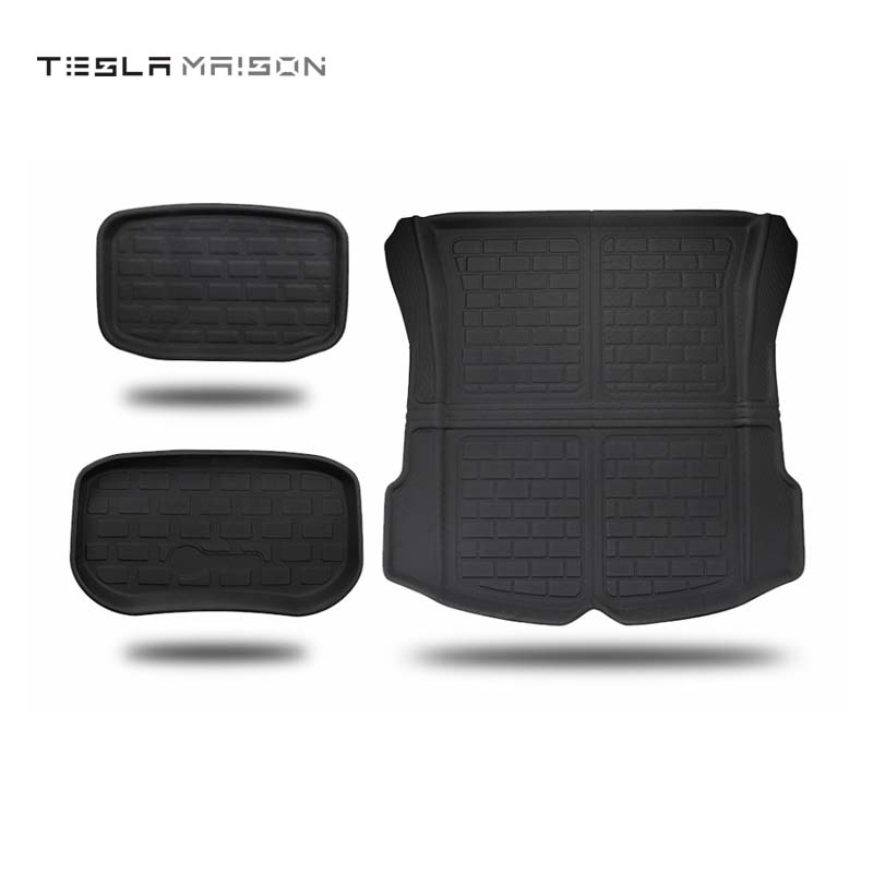 Tesla Model 3 2017-2023 XPE All Weather Floor & Trunk Mats -3D Trunk Mat-Tesla Model 3 (2017 - 2023)--Tesla Maison