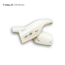 Load image into Gallery viewer, Tesla Model 3 and Model Y Gear Shift Lever Wiper Column Cover -Gloss White---Tesla Maison