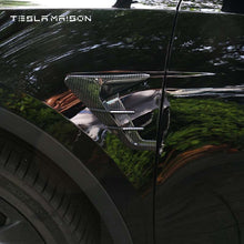 Load image into Gallery viewer, Tesla Model 3 Model Y Side Camera Indicator Protection Cover -Matte carbon fiber---Tesla Maison