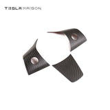 Tesla Model 3 & Model Y Steering Wheel Carbon Fiber Trim Frame