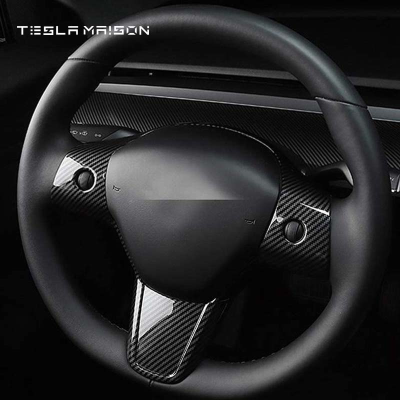 Tesla Model 3/Y 2017-2020 Steering Wheel ABS Protective Trim Frame ----Tesla Maison