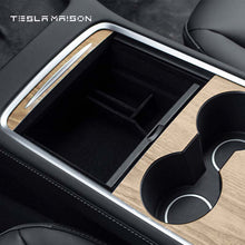 Load image into Gallery viewer, Tesla Model 3/Y 2021-2022 Center Console Panel Decor Sticker -Wood---Tesla Maison