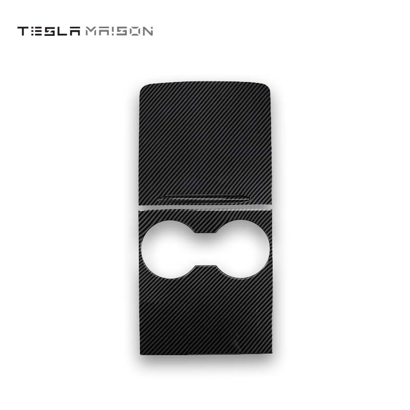 Tesla Model 3/Y 2021-2022 Center Console Ultra Slim Cover -Glossy Carbon---Tesla Maison