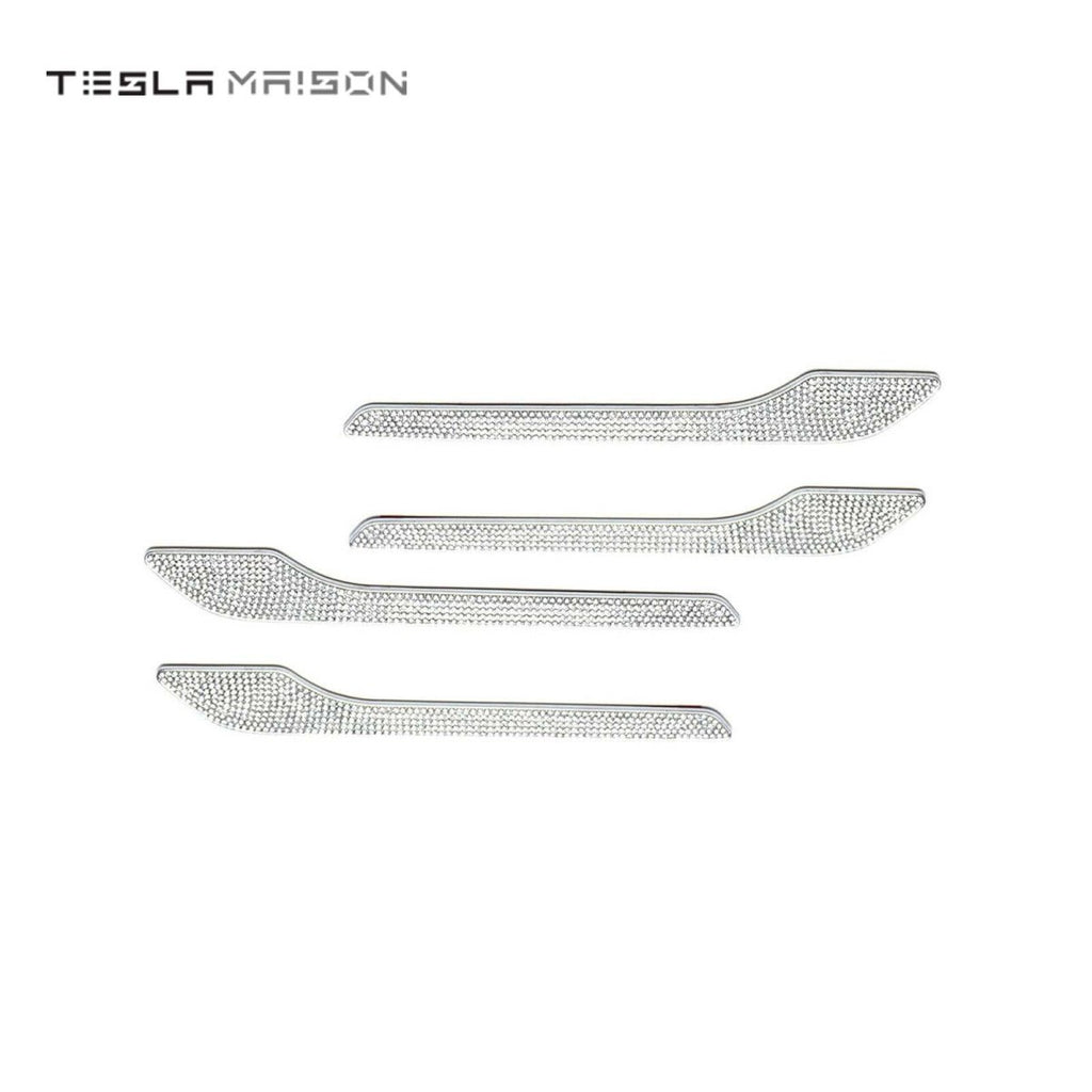 Tesla Model 3/Y Bling Diamond Decal Door Handle Wrap Stickers -Model 3 Y - 4pcs---Tesla Maison