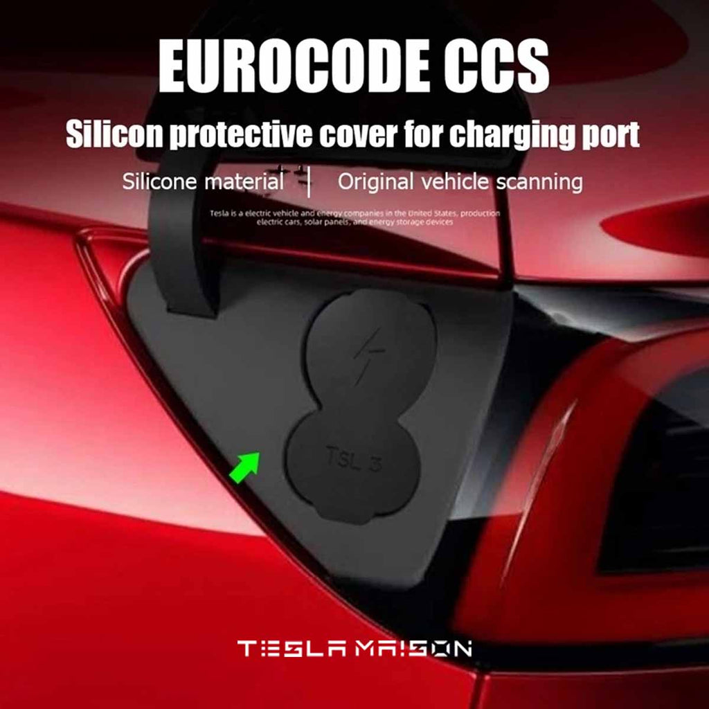 Tesla Model 3/Y Silicone Charging Port Waterproof Dustproof Cover-EU Version ----Tesla Maison