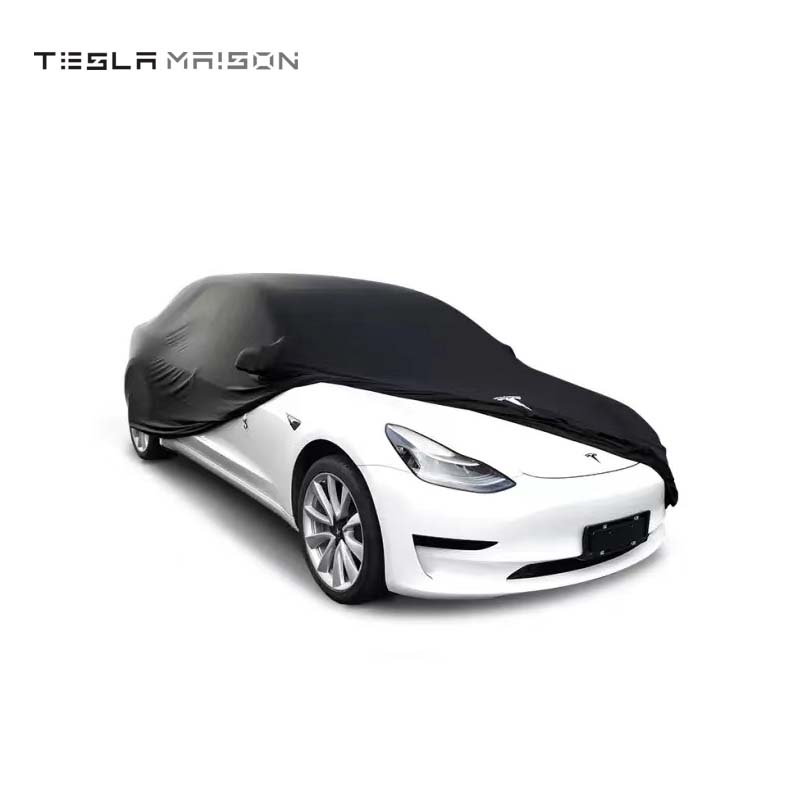 Tesla Model 3/Y/X/S Premium All-Weather Tesla Car Body Cover -Tesla Model 3-With Logo--Tesla Maison