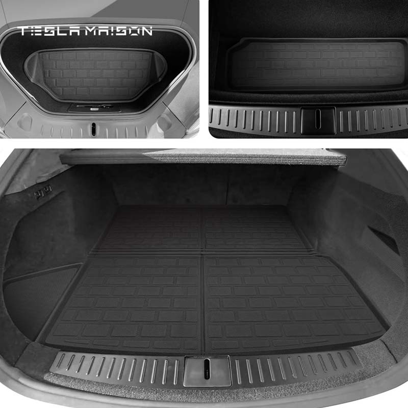 Tesla Model S 2021-2022 Rugged All Weather XPE Floor Mats -Floor mats-Tesla Model S (2021-2022)-Left Hand Drive-Tesla Maison