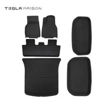 Load image into Gallery viewer, Tesla Model Y 2019-2023 XPE All Weather Floor &amp; Trunk Mats -6pcs Mats Kit - Right Hand Drive-Tesla Model Y (2019-2023)--Tesla Maison