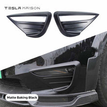 Load image into Gallery viewer, Tesla Model Y 2020-2023 Spoiler Blade Fog Lamp Cover -Matte black---Tesla Maison