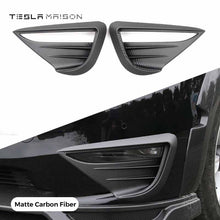 Load image into Gallery viewer, Tesla Model Y 2020-2023 Spoiler Blade Fog Lamp Cover -Matte carbon---Tesla Maison