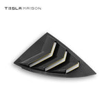 Tesla Model Y 2021-2022 Creative Rear Triangle Window Stickers ( 2 Pieces )