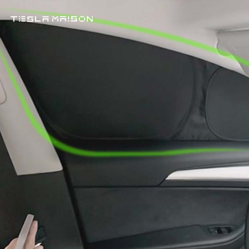 Tesla Model Y 2021-2022 Privacy And Thermal Insulated Sunshades -8pcs/Full Set-Tesla Model Y 2021-2022--Tesla Maison