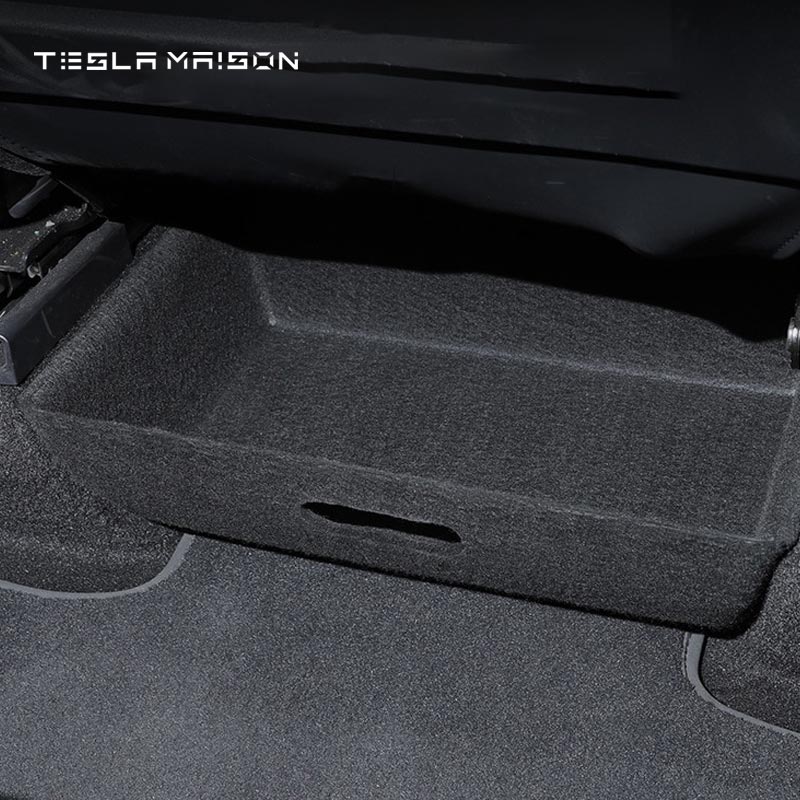 Tesla Model Y 2021 Under-Seat Black ABS Storage Tray / Organizer ----Tesla Maison