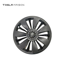 Load image into Gallery viewer, Tesla Model Y Full Cover Wheel Hub Caps - 19&quot; inch (4 Pcs) - Style 4 Matte Black ----Tesla Maison