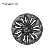 Load image into Gallery viewer, Tesla Model Y Full Coverage Wheel Hub Caps - 19&quot; inch (4 Pcs) - Style 1 Gun Grey ----Tesla Maison