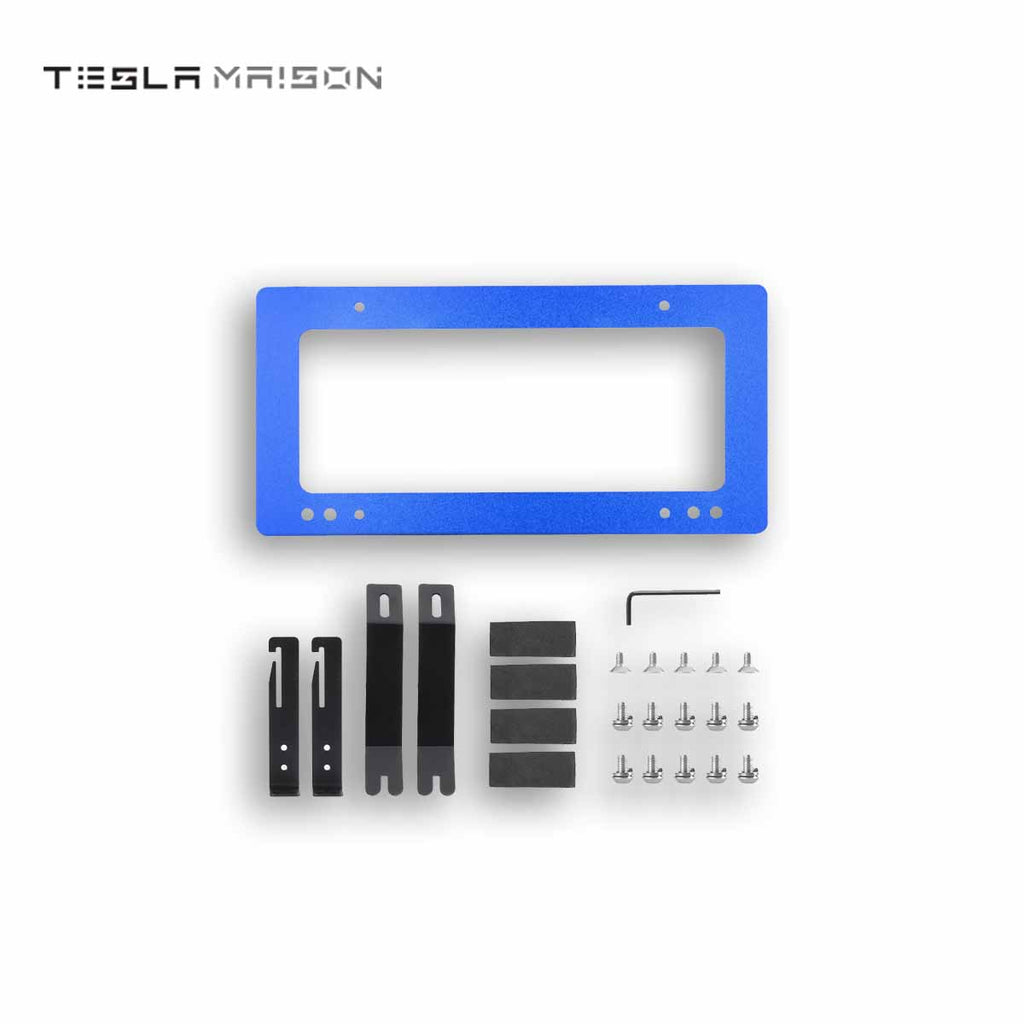 Tesla Model Y License Plate Frame - Sleek & Durable Front Holder -Blue---Tesla Maison