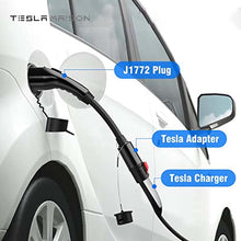 Load image into Gallery viewer, Tesla to J1772 Adapter: Max 60A, 250V for High Powered Connector -Black---Tesla Maison